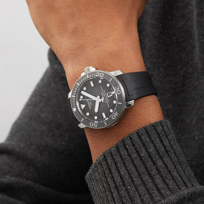 TISSOT Seastar 2000 Powermatic 80 T120.607.17.441.00 – Orologio Automatico Uomo Ø46 mm Diver 600 m