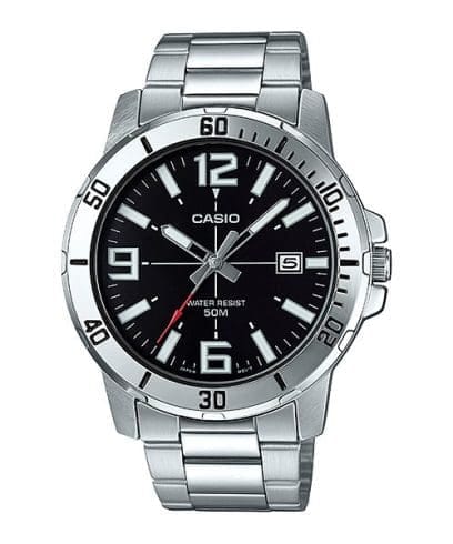 Montre à quartz Casio MTP-VD01D-1B pour homme 