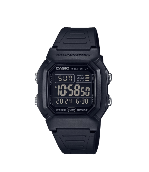 Montre à quartz pour hommes Casio W-800H-1B 