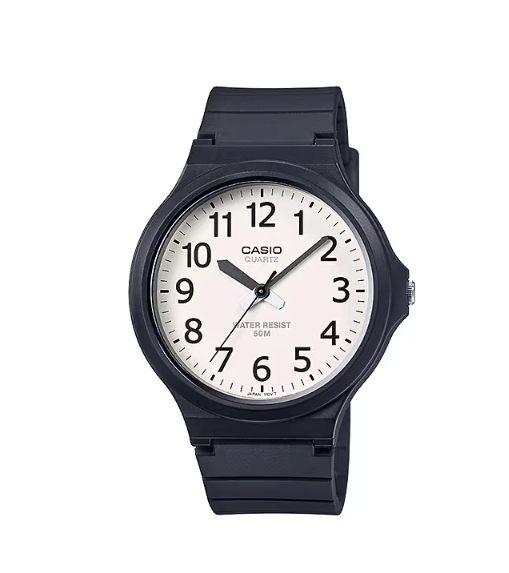 Orologio da uomo analogico standard Casio MW-240-3B Youth Series cinturino in