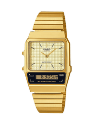 Montre Casio AQ-800EG-9A Vintage Analogique-Numérique Double Fuseau Horaire