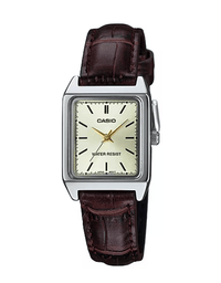 CASIO LTP-V007L-9E – Montre analogique pour femme, Ø 22 mm | Cadran champagne