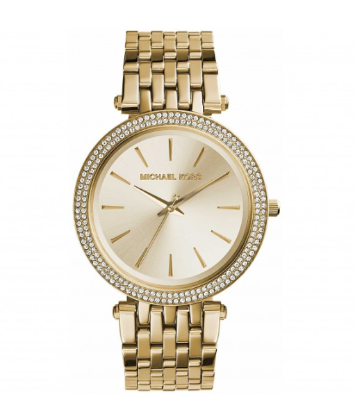 Montre Michael Kors Darci MK3191 pour femme, 39 mm, en or jaune avec cristaux