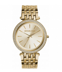 Montre Michael Kors Darci MK3191 pour femme, 39 mm, en or jaune avec cristaux