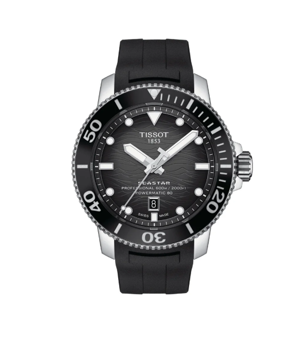 TISSOT Seastar 2000 Powermatic 80 T120.607.17.441.00 – Orologio Automatico Uomo Ø46 mm Diver 600 m