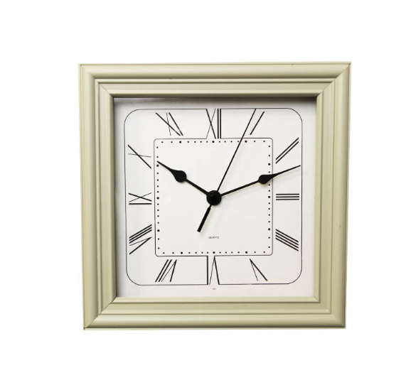 Orologio da Parete in Legno Grigio 24 cm – Stile Classico Madison Arianna