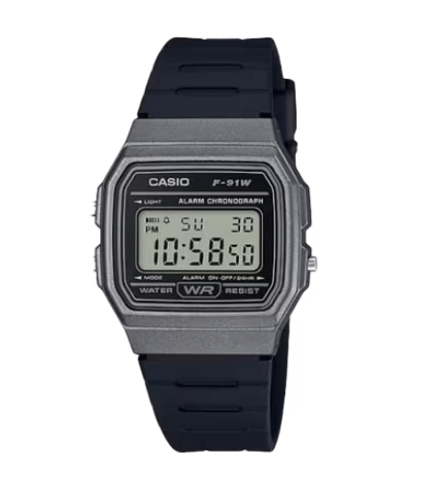 Orologio Casio F-91WM-1B Unisex Al Quarzo