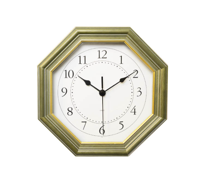 Orologio da Parete Legno Verde 26 cm Numeri Classici – Madison Penelope