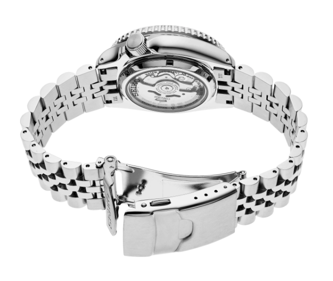 Seiko 5 Reloj para Hobre Analógico de Autoático con Brazalete de Seiko 5 Reloj para Hobre Analógico de Autoático con Brazalete de