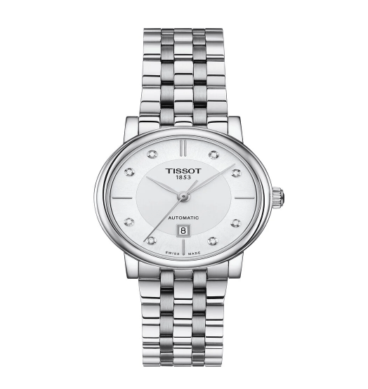 Orologio Tissot Carson Premium T1222071103600 Da Donna Automatico