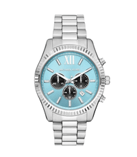 Michael Kors Lexington MK9165 – Orologio Uomo 44 mm Acciaio Argento Cronografo