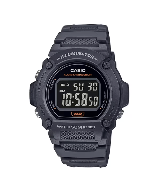 Montre à quartz pour hommes Casio W-219H-8B 