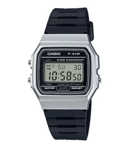 Orologio Casio F-91WM-7A Da Uomo Al Quarzo