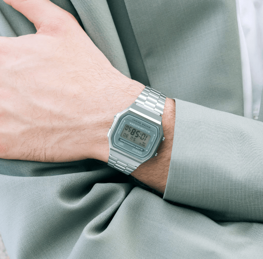 Montre à quartz unisexe Casio A-168WA-3A 
