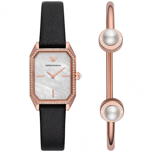 Orologio e bracciale Emporio Armani AR80068SET Da Donna Paoma Orologi