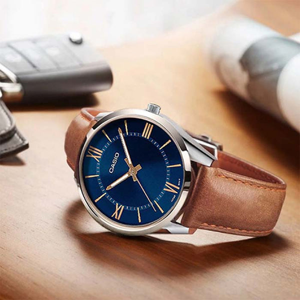 Orologio Casio MTP-V005L-2B5 Da Uomo Al Quarzo