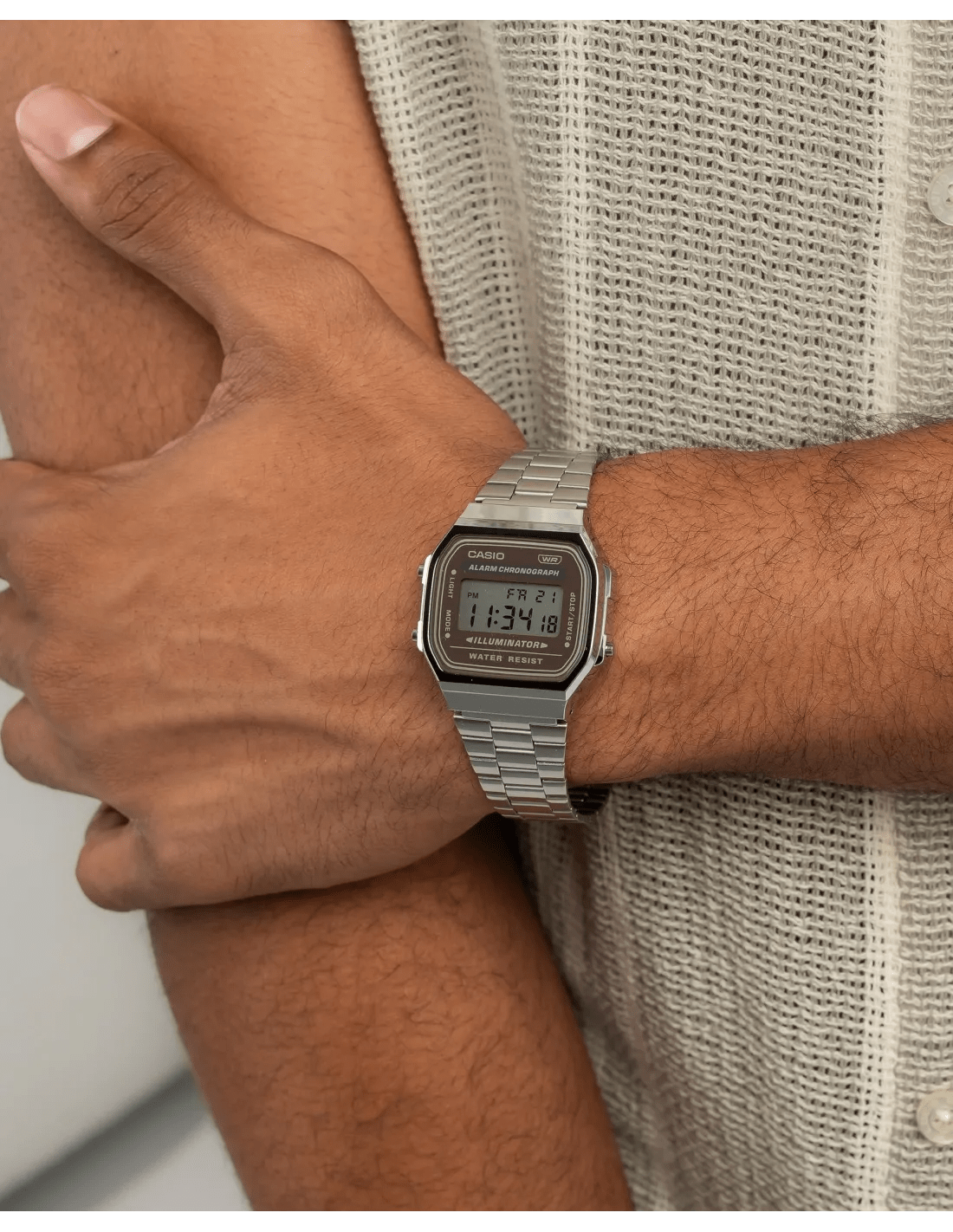 Montre à quartz unisexe Casio A-168WA-5A 