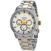 SEIKO SKS-607P1 – Orologio Uomo Cronografo Ø43 mm | Quadrante Bianco