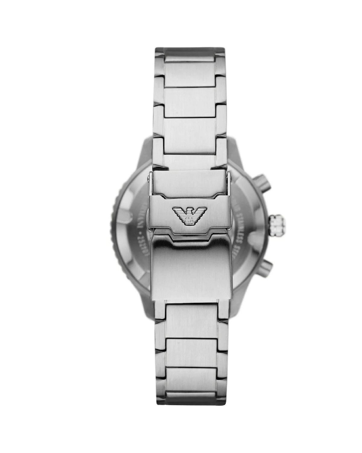 Emporio Armani AR11360 Orologio Uomo Cronografo 43 mm Acciaio Quadrante Nero