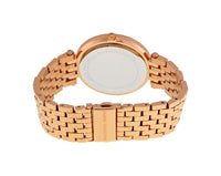 Montre Michael Kors Darci MK3400 pour femme, 39 mm, or rose et cristaux