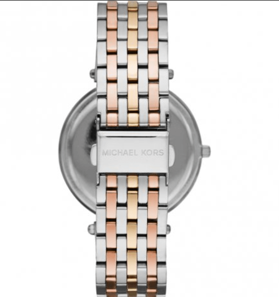 Montre Michael Kors Darci MK3353 pour femme, 39 mm, bicolore, en cristal.