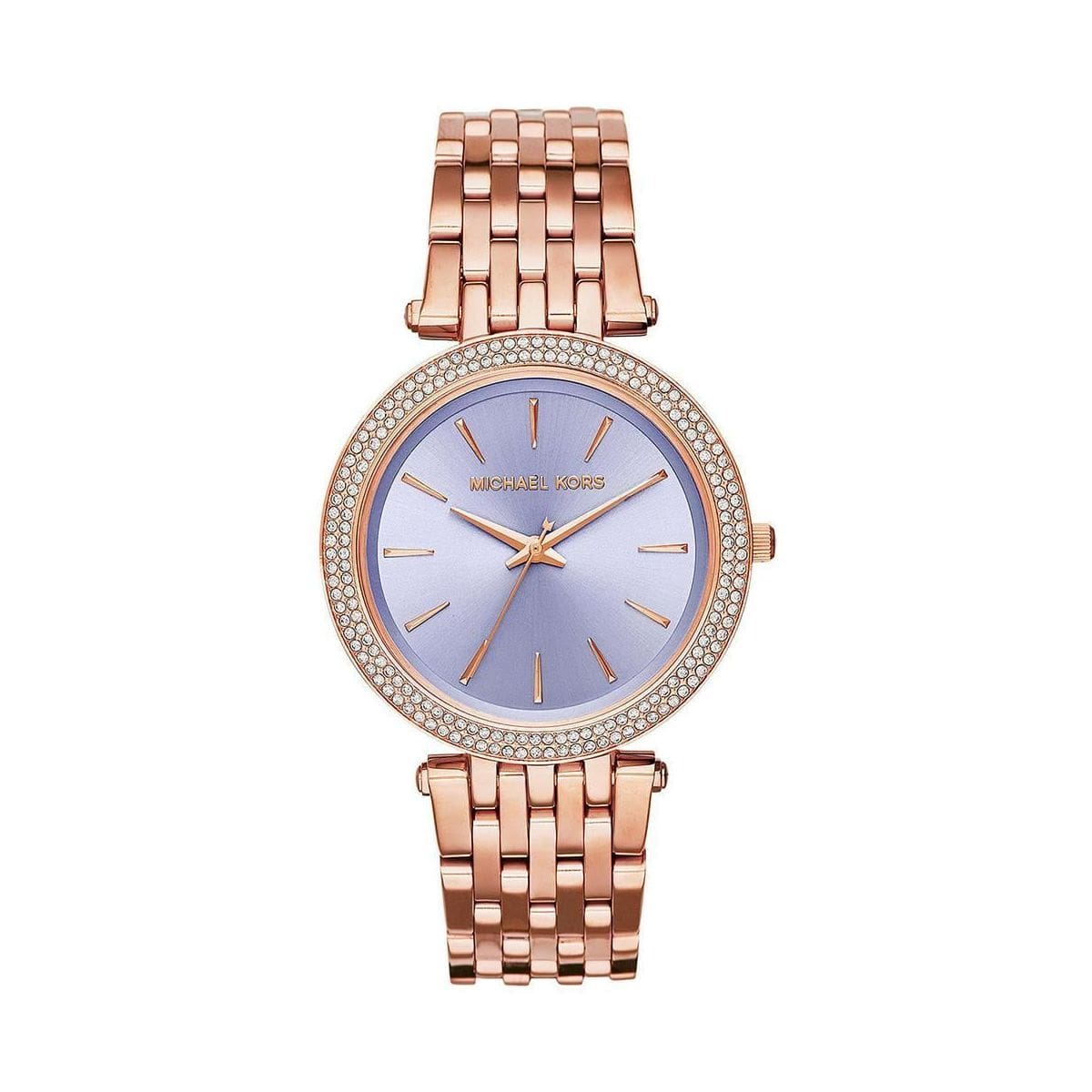 Montre Michael Kors Darci MK3400 pour femme, 39 mm, or rose et cristaux
